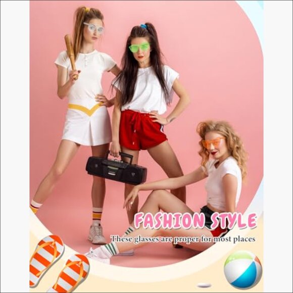 Polycarbonate Rimless Sunglasses for Party Favors and Costume Accessories main image 5